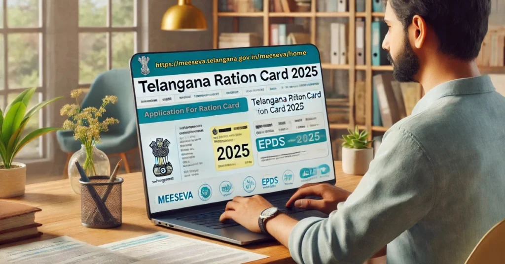 Telangana Ration Card Apply Online 2025 Meeseva Process