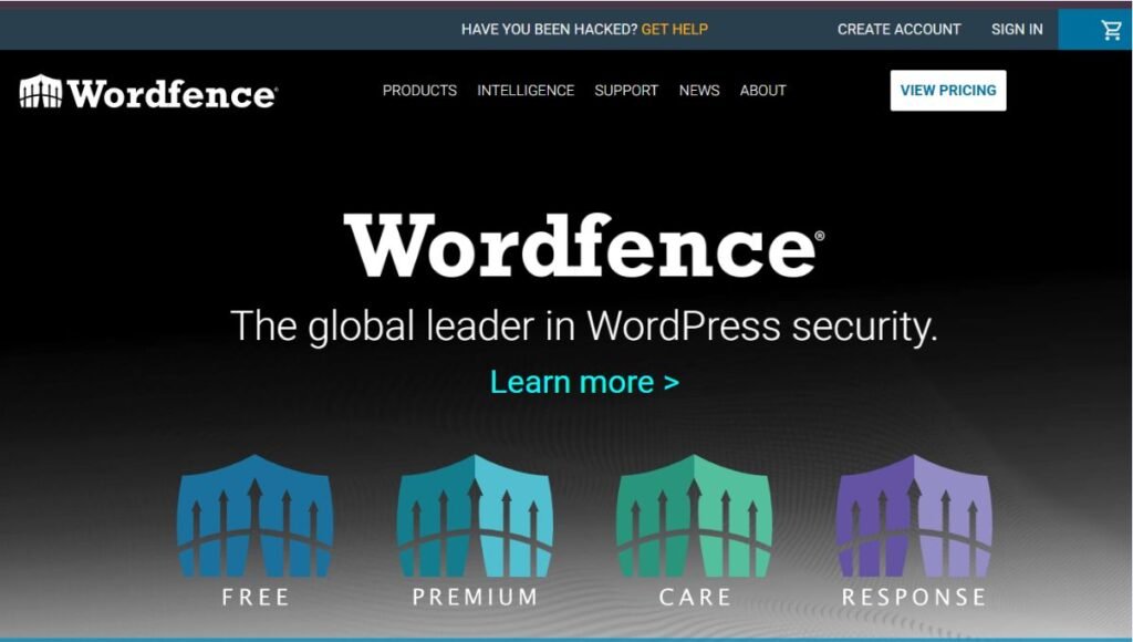 Wordfence firewall settings from the best free WordPress security plugins, blocking threats for site safety