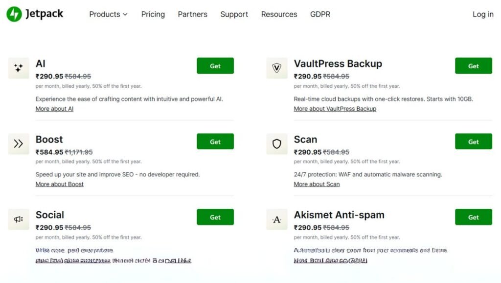 Jetpack downtime alerts in the best free WordPress security plugins, monitoring site crashes.