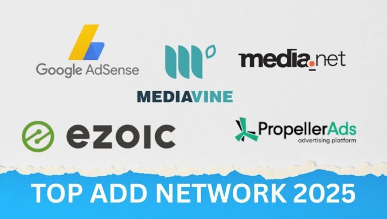 Ad network RPM and traffic requirement comparison 2025 best ad network for bloggers in 2025