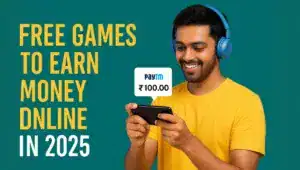omparison table of seven free gaming platforms to earn money online in 2025, listing top games, monthly earnings, payout methods, minimum payout, platforms, and ratings.