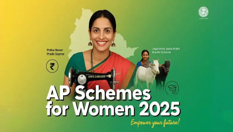 Discover Andhra Pradesh schemes for women in 2025! From YSR Cheyutha to skill training, get financial aid and support. Apply now at Navasakam. (